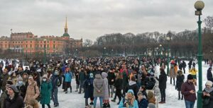 Protests Against The Arrest Of Opposition Politician Alexei Navalny Saint Petersburg 23 January 2021